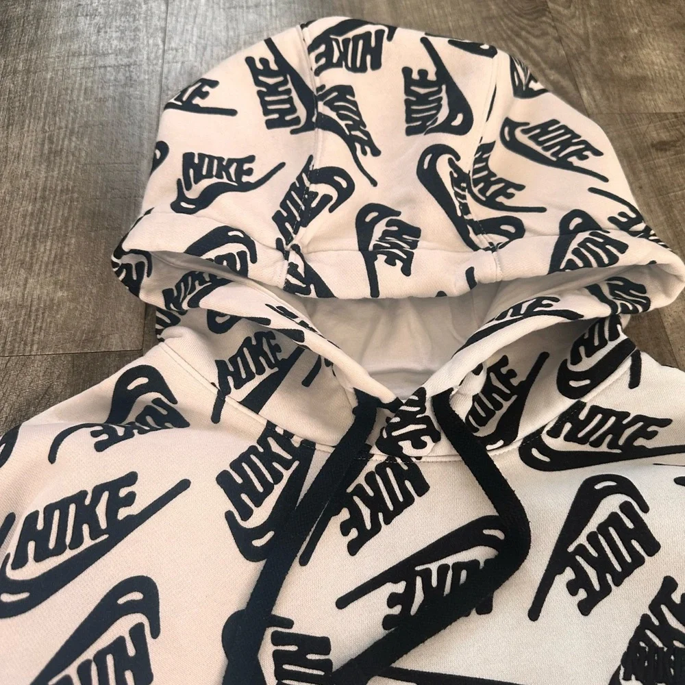 Nike Hoodie With Logo Print Size Small - Picture 3 of 8